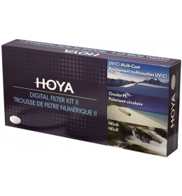 HOYA sada filtrů UV(C) + PL-C + ND8x 46 mm (Hoya Filter Kit II)