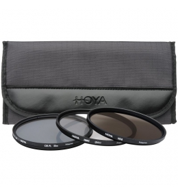 HOYA sada filtrů UV(C) + PL-C + ND8x 49 mm (Hoya Filter Kit II)