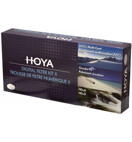 HOYA sada filtrů UV(C) + PL-C + ND8x 49 mm (Hoya Filter Kit II)